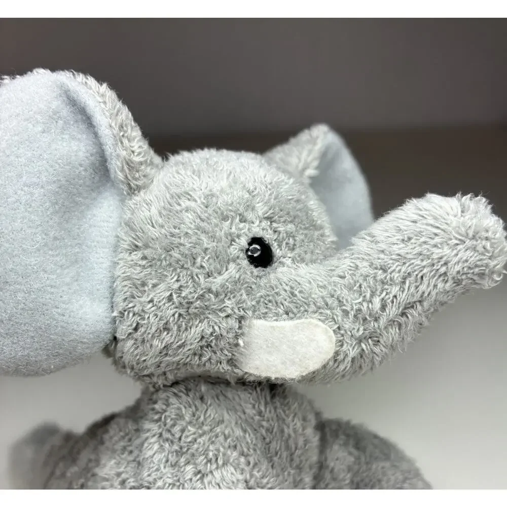 Vintage Gund P-Nut Elephant Plush 5” Gray Small Beanie Floppy Peanut #31013